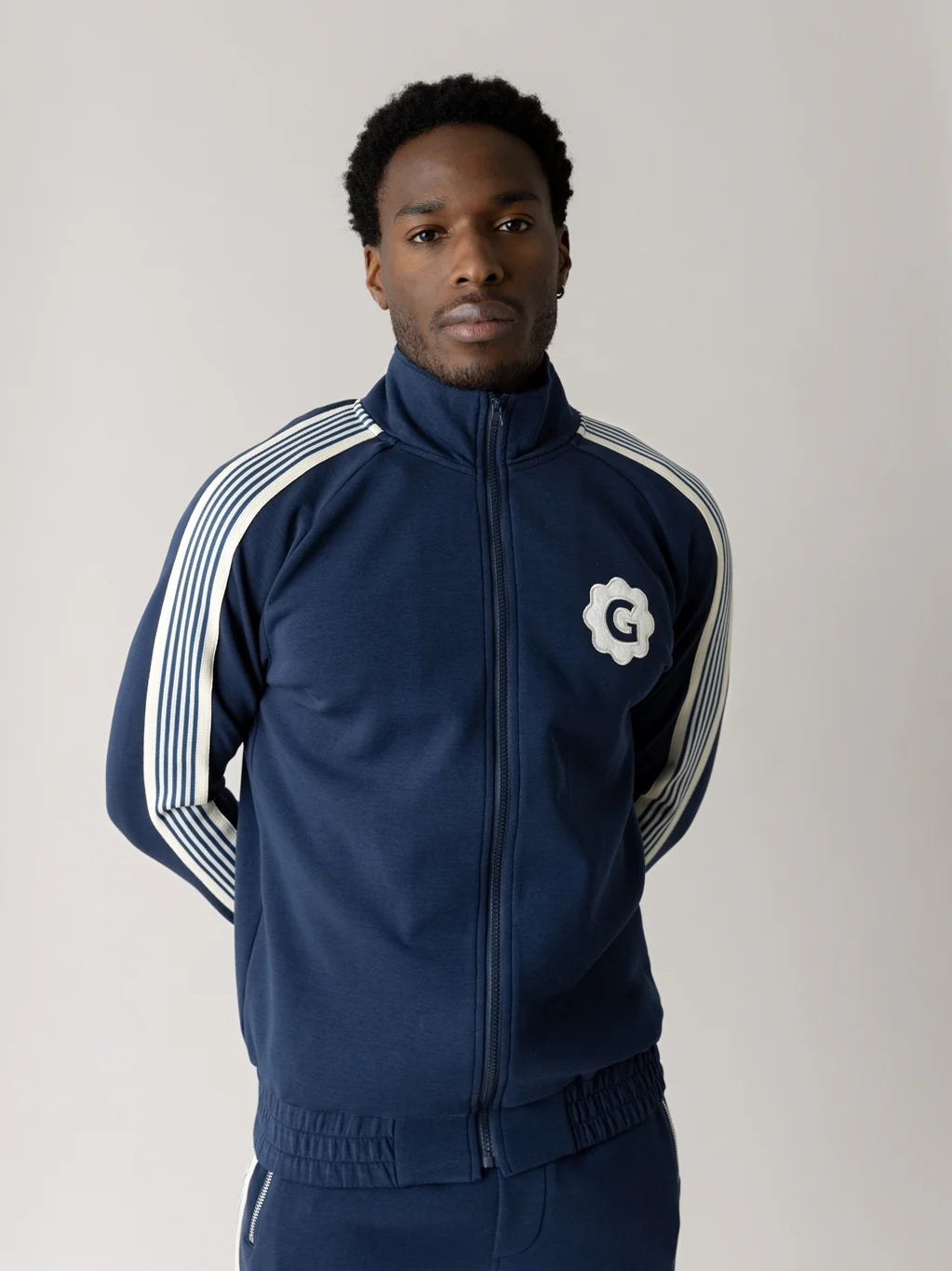 MMGBridge Zip Cardigan Sweat. Navy