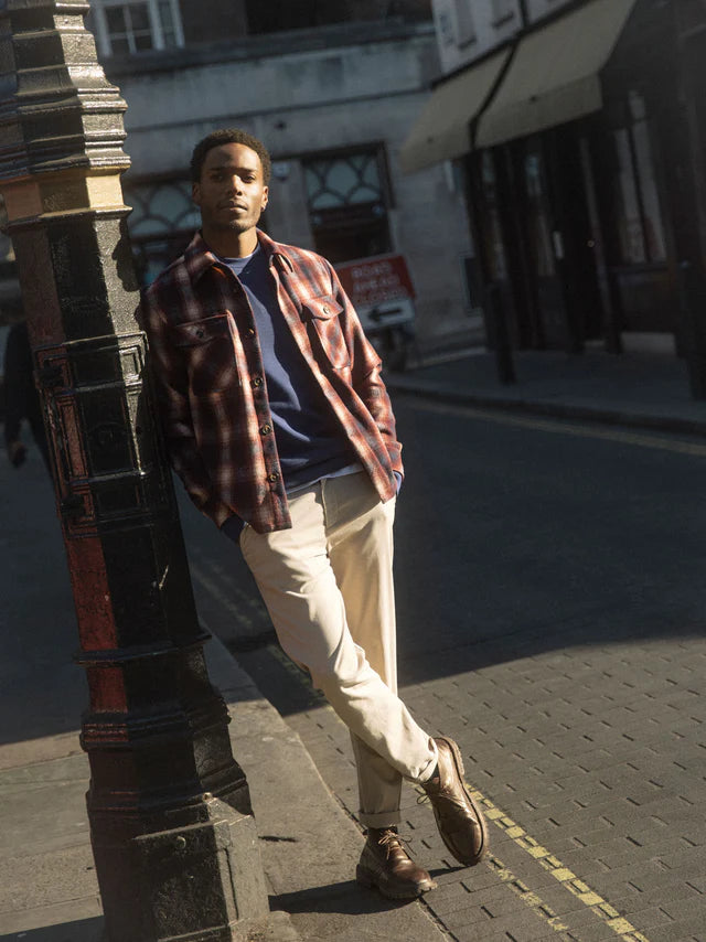 MMGBlake Ning Overshirt. Salute Navy