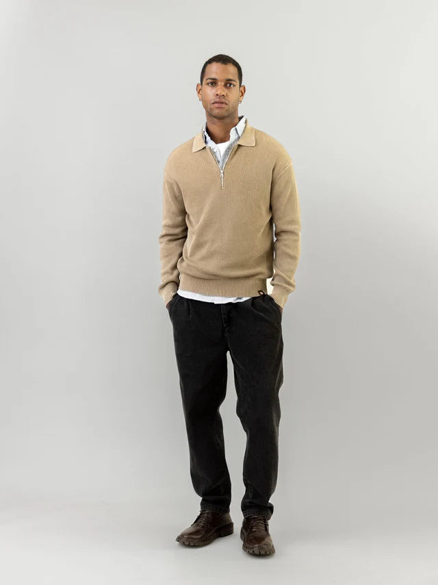 MMGRoyce Zip Polo Knit