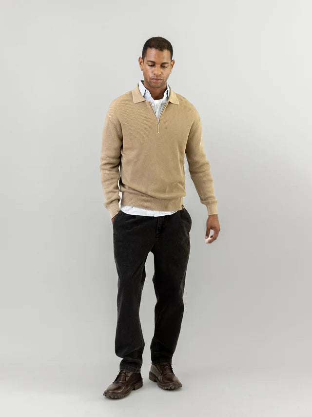MMGRoyce Zip Polo Knit
