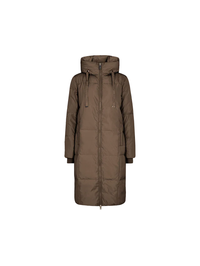 MMNova Square Down Coat. Slate Black