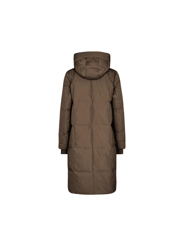 MMNova Square Down Coat. Slate Black