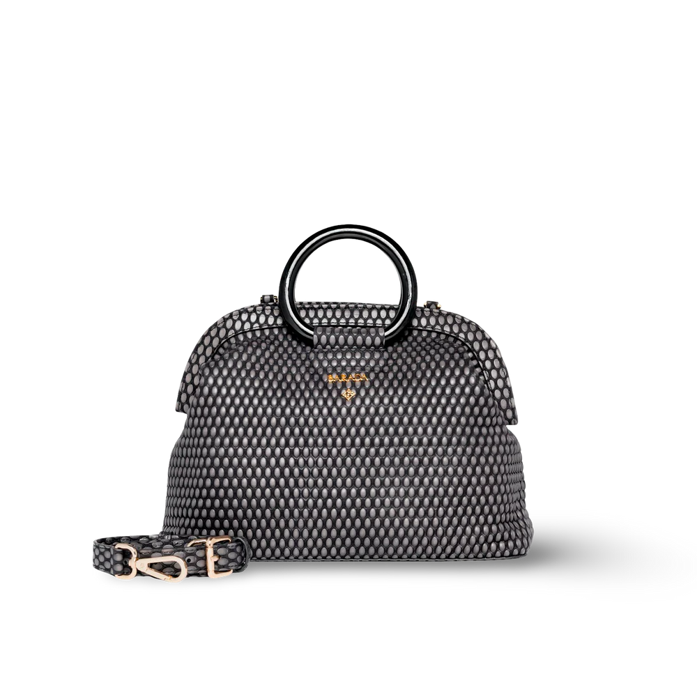 BOLSO DE MANO DE CUERO VACUNO, TODO UN LUJO ARTESANAL