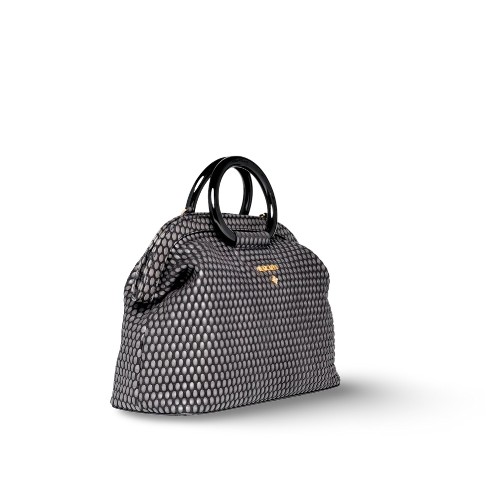 BOLSO DE MANO DE CUERO VACUNO, TODO UN LUJO ARTESANAL