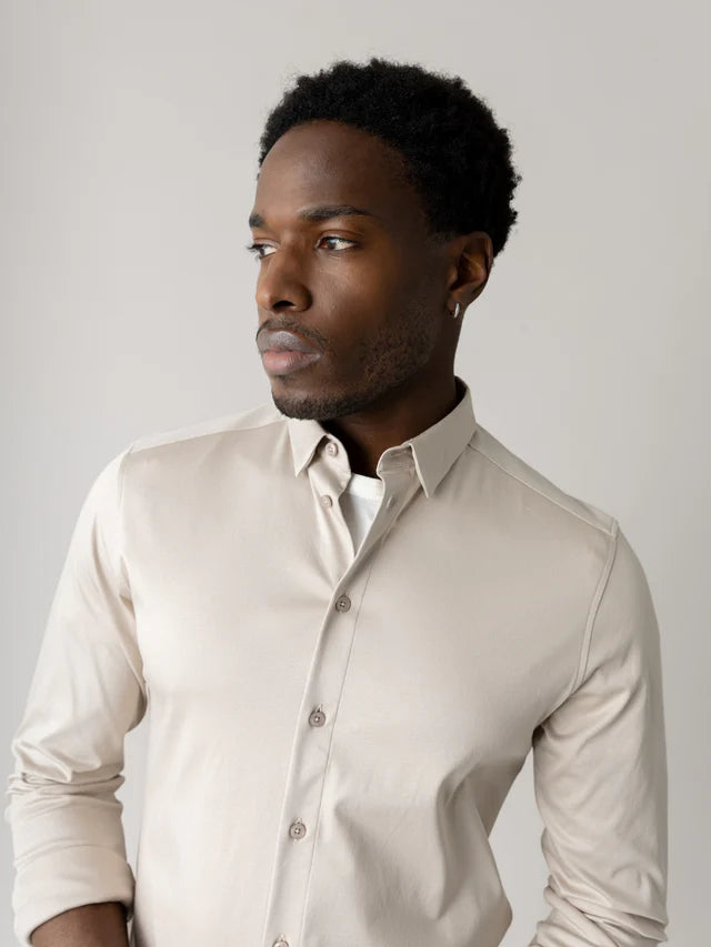 MMGMarco Jersey Shirt. Chateau Gray