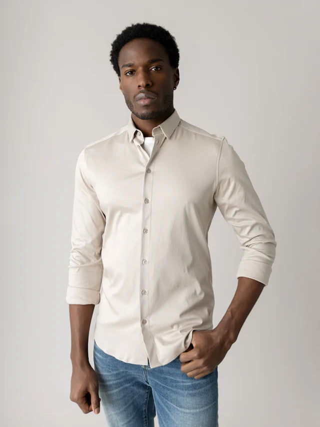 MMGMarco Jersey Shirt. Chateau Gray