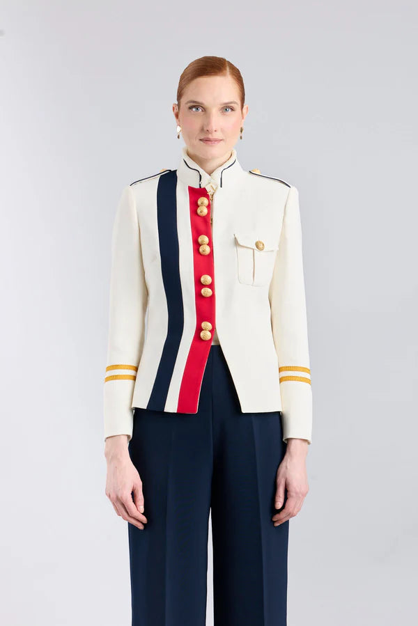 CHAQUETA MILITAR CLAUDIA LONDON-EDICIÓN LIMITADA