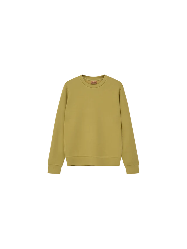 MMGABEL CREW NECK SWEAT. Regular fit. Moss