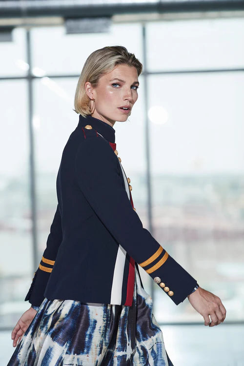 BLAZER MILITAR MARINO CLAUDIA LONDON