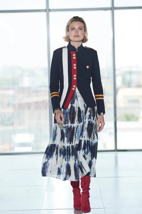 BLAZER MILITAR MARINO CLAUDIA LONDON