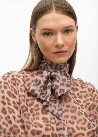 CAMISA CON LAZADA ANIMAL PRINT