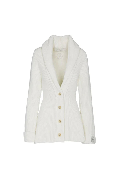 CHAQUETA ENTALLADA MARFIL BABETTE