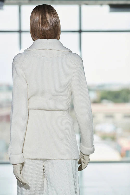 CHAQUETA ENTALLADA MARFIL BABETTE