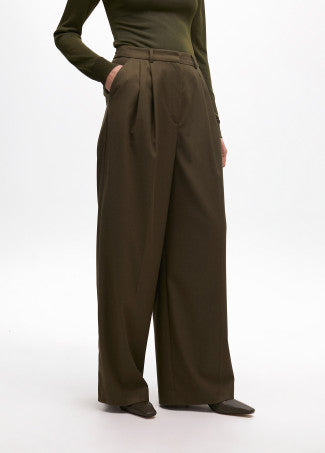 PANTALÓN TRAJE PALAZZO PINZAS